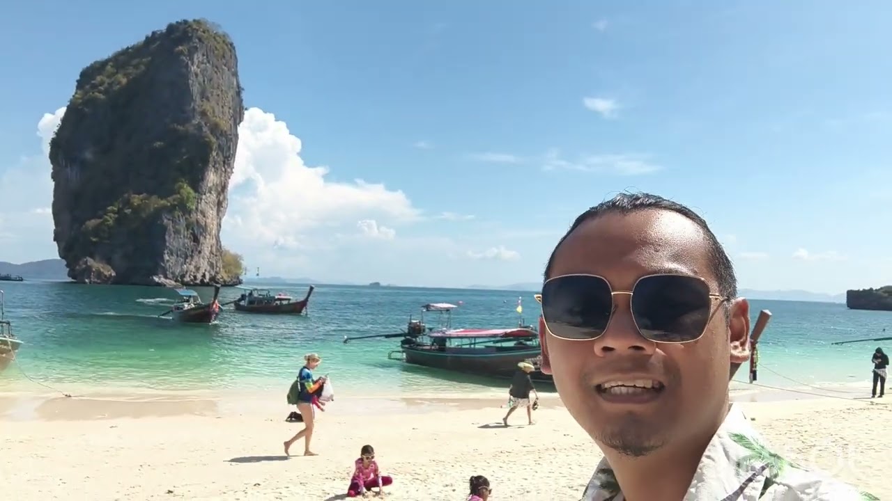 Krabi Hari 2: 4 island tour _krabi night market _Tugu ketam 