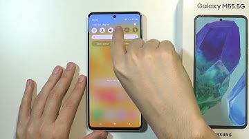 How to Turn On/Off Screen Auto Rotation on Samsung Galaxy M55 5G