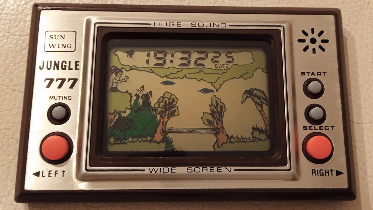 SUN WING JUNGLE 777 HANDHELD GAME & WATCH LCD - YouTube