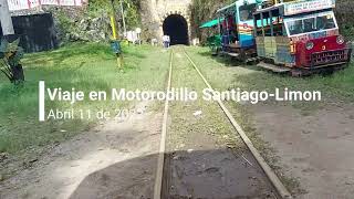 Trenes de Colombia - Recorrido Santiago - El Limon - Cruce del Tunel de la Quiebra en Motorodillo