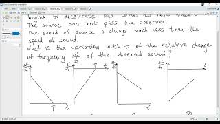 IB Physics B1 (May 2025 TZ1 Past Paper 1A SL-16). Doppler effect.