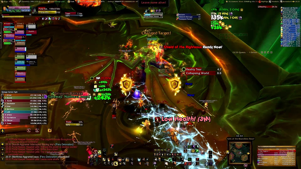 Dreamweavers vs Portal Keeper Hasabel (Heroic)