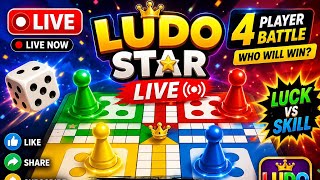 🔥Ludo Star LIVE 🔴 | Intense 4 Player Battle | Road to Victory | Expert Gaming Ideas screenshot 3