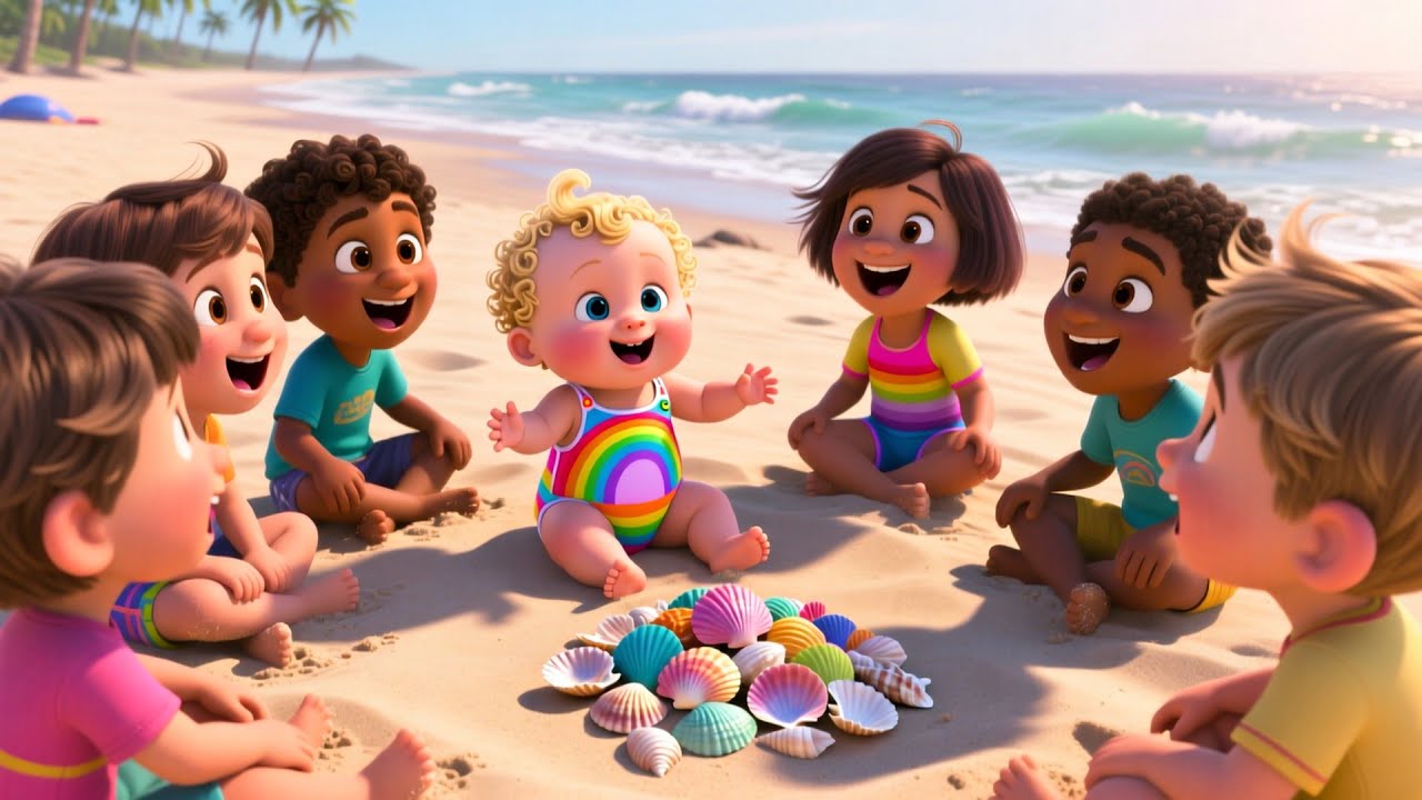 Sunny Florida Beach Day Fun 🏖️👶 | Fun Kids Song | Playful Nursery Rhyme
