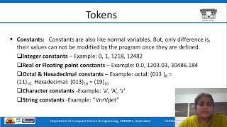 Programming Trough C Tokens