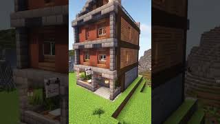 Minecraft Clifftop City House and Bakery #minecraft #minecrafthouse