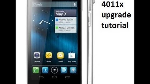 alcatel 4011x hang on logo done by flashing