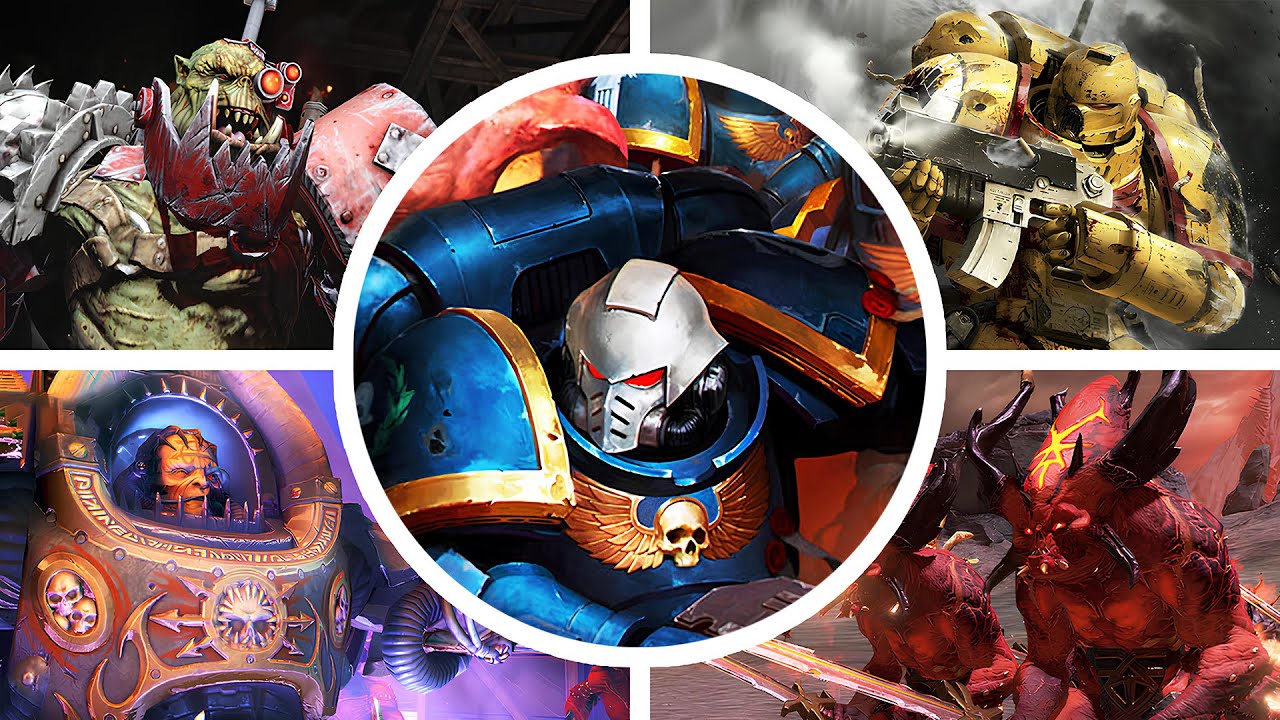 Warhammer 40,000: Space Marine - All Bosses + Ending - YouTube