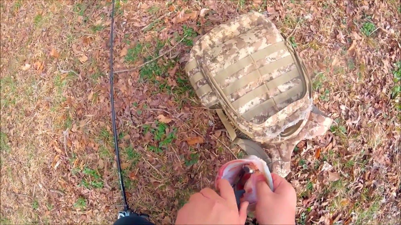 first time bass fishing with my new gopro two 5lbers!!