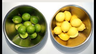 كيف تصنع عصير ليمون حامض مركز  ?