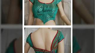 Saree Blouse Neck Designs 2018