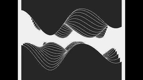 Wave meshing. Draw by openFrameworks