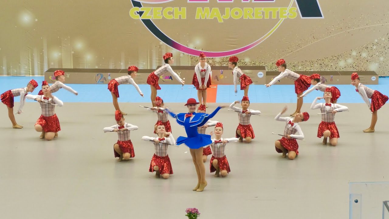 Majorettes *JES TEAM Jeseník* -  BATON cadet podio ,Mažoretky - Hradec Králové  2025