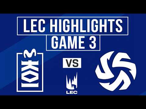 MKOI vs SHFT Highlights Game 3 | LEC Spring 2026 | Movistar KOI vs Shifters