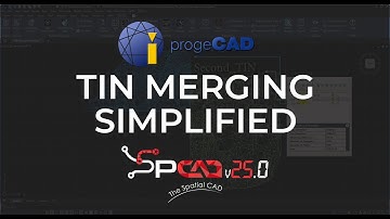 TIN Merging Simplified in ProgeCAD using SPCAD v25.0