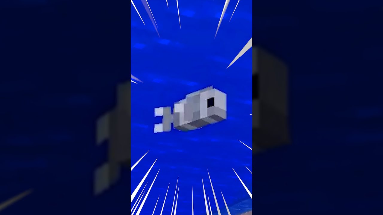 Minecraft... MA SONO UN PESCE! - #Shorts