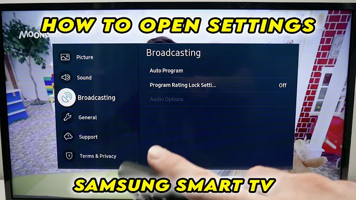 Samsung Smart TV: How to Open Settings Menu