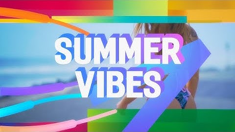 Summer Vibes Opener After Effects Templates