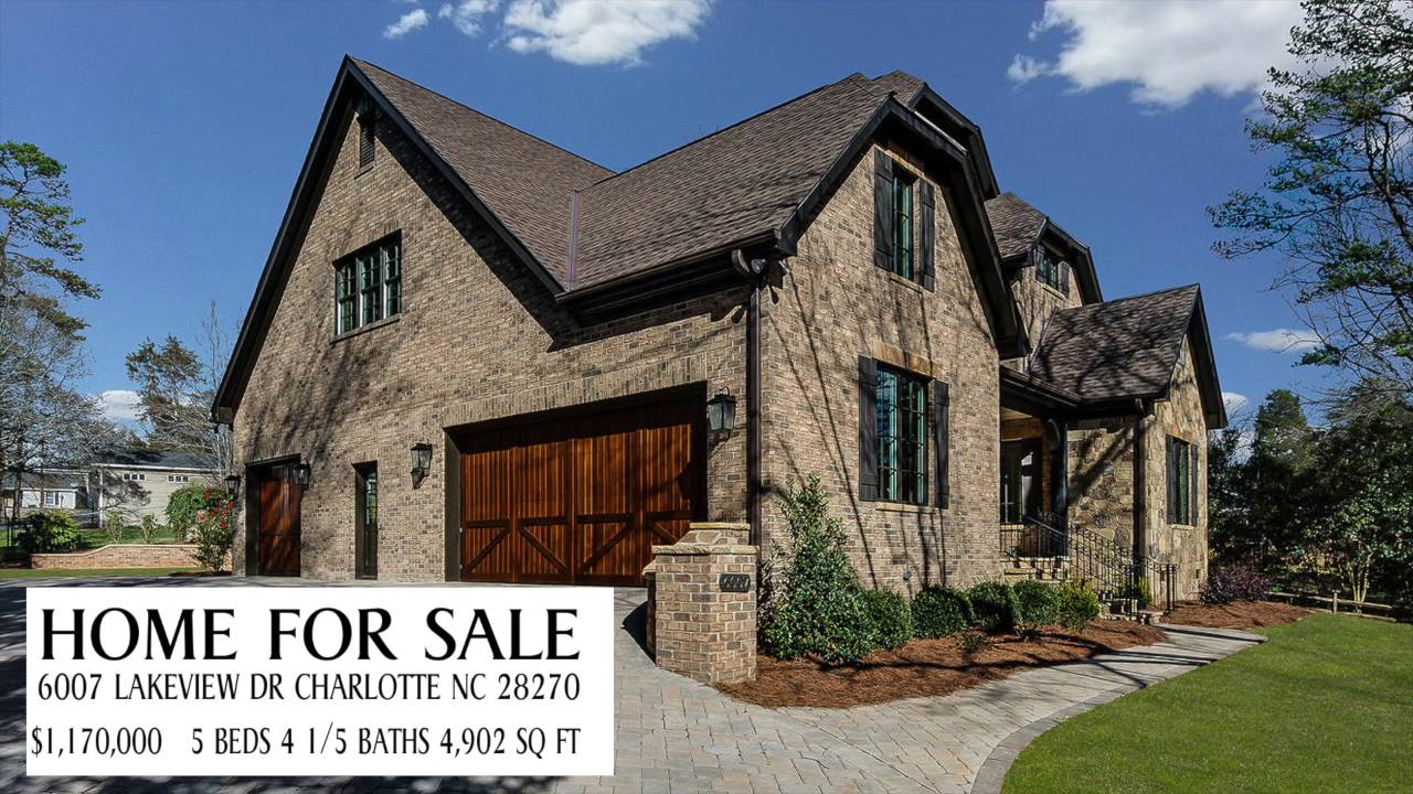 6007 Lakeview Drive Charlotte NC 28270 YouTube