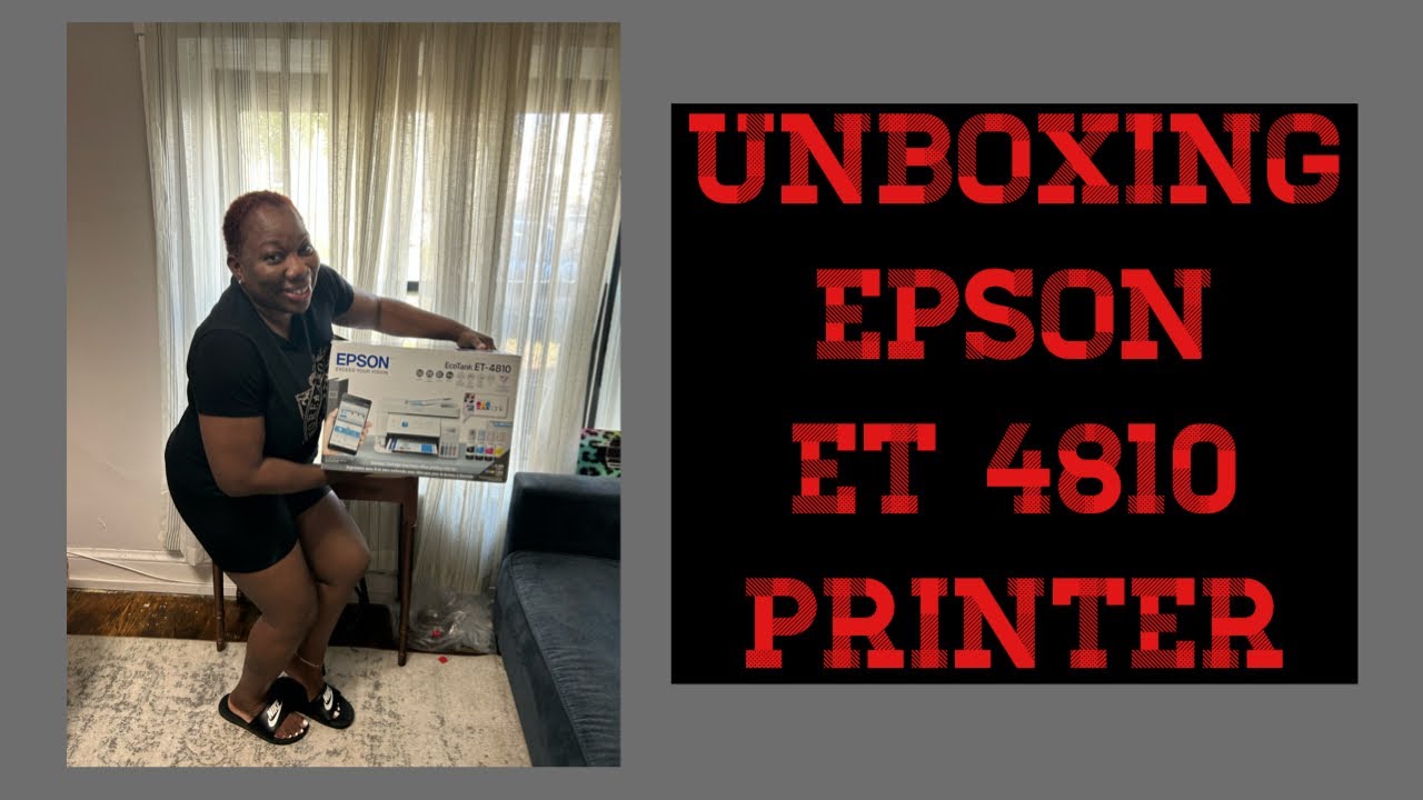 Unboxing My Epson ET 4810 Printer - YouTube