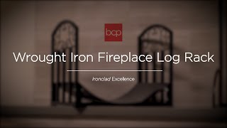 Best Choice Products Wrought Iron Firewood Log Stacking Storage Rack Accessory SKY4384