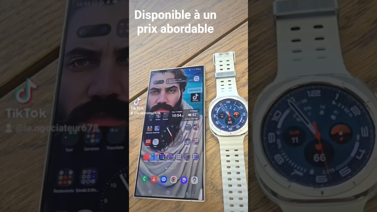 SMARTWATCH SAMSUNG GALAXY S7 ULTRA  Nouvelle génération !✔ Écran HD 1.46"