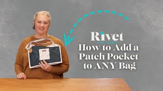 How to Add a Patch Pocket to ANY Bag