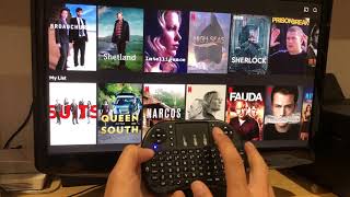 Scrolling on Netflix Using the i8 Keyboard Remote screenshot 3