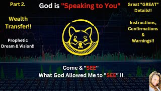 Part 2. Wealth Transfer! “God is Speaking to you” (Shiba Inu) #propheticword #blessings #shibainu