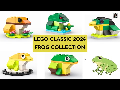 FROG COLLECTION Lego classic 2024 ideas How to build 11034 11035 11036 11037 11038