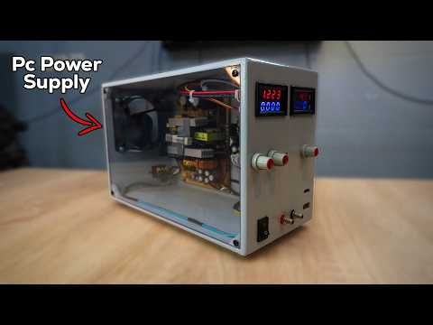 Building a Power Supply With a PC power Supply Plus/ Fast Charging With a Display