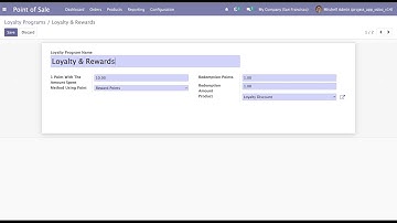 Odoo POS Loyalty and Rewards | Odoo POS Loyalty and Ranks