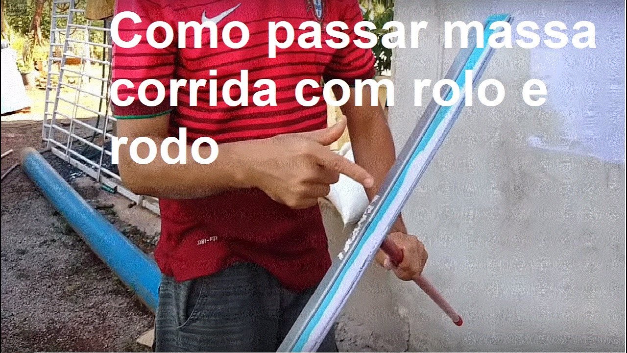 Massa corrida com rolo e rodo - YouTube