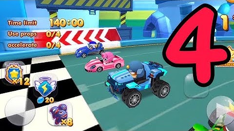Masked Heroes: 3D Kart Racing - Gameplay Part 4 (iOS/ Android)