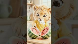 Aaro தர்பூசணி ய சாப்பிட்டானா? இல்லையா? 🍉🦁# shorts#entertainment#kidsstory #cartoon