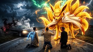 Naruto Was Primordial Fox Deity Arrived In Supernatural & Castiel Gabriel & Crowley Bowed Before Him