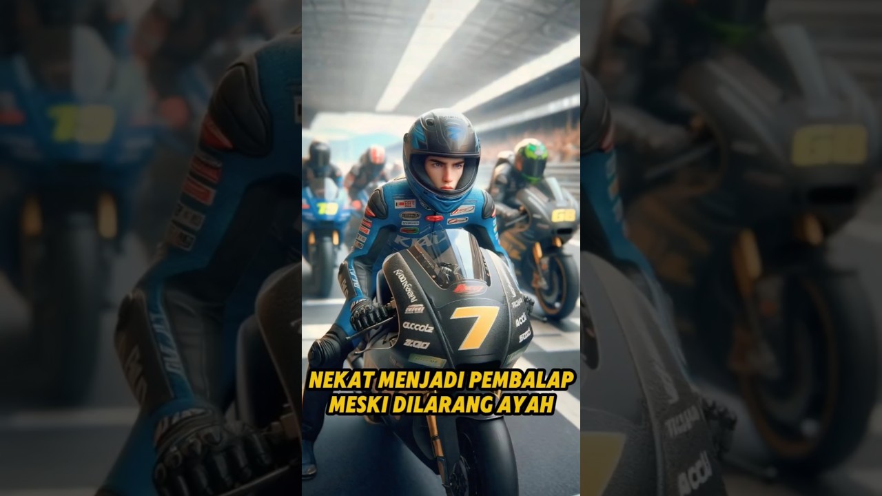 Seorang pembalap profesional 