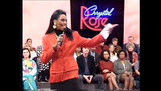 The First Chrystal Rose show on TV  1993