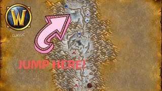 Sneak into the alliance base the back way: WOW Classic