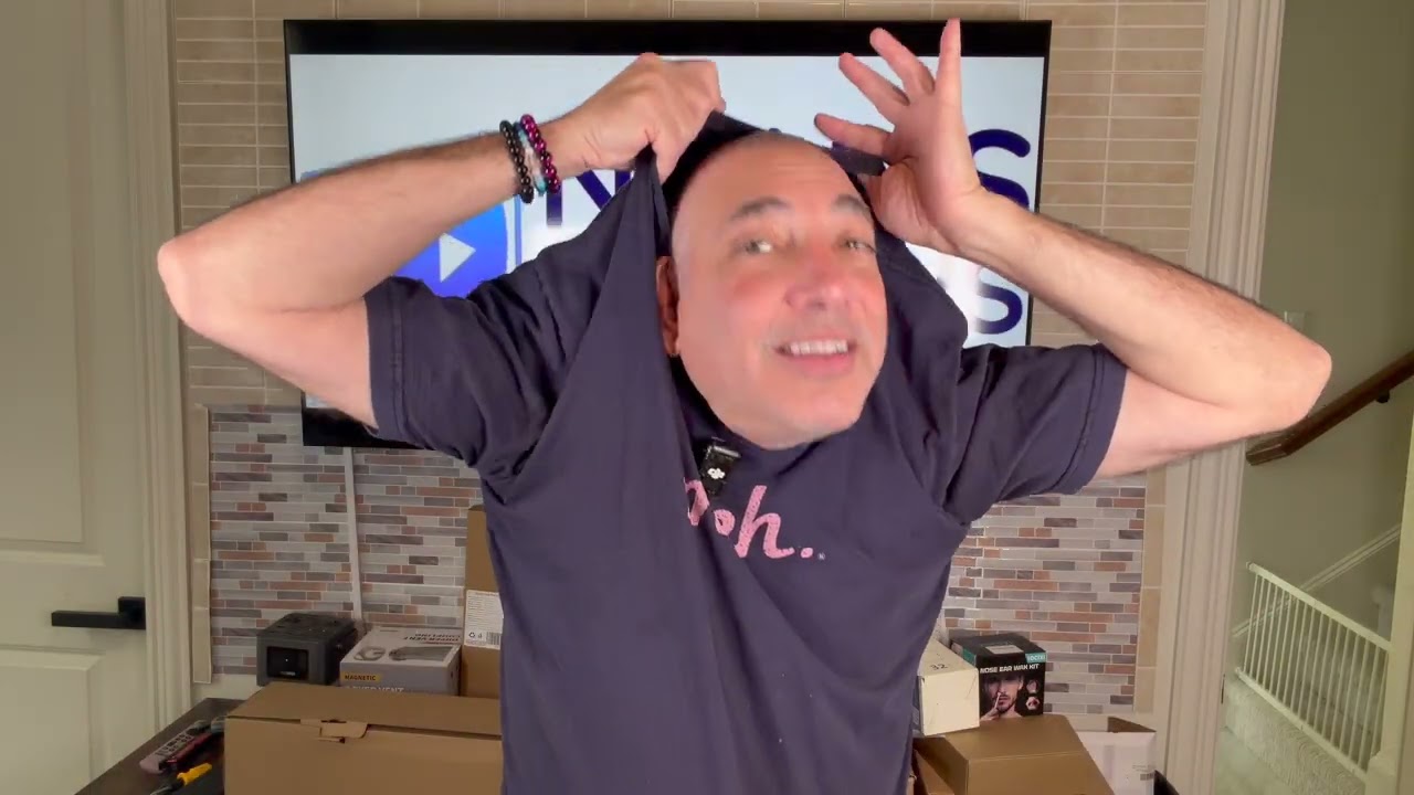 Обзор и распаковка бритвы для спины (4K)