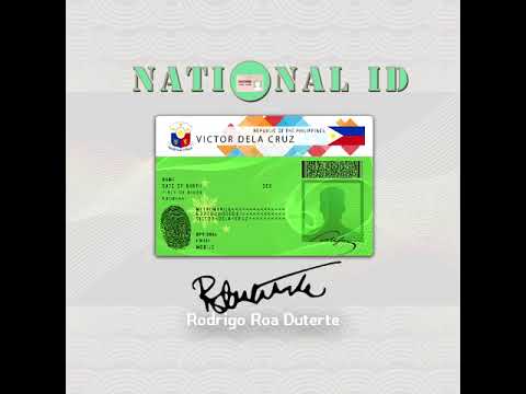 Batas Na! National ID measure is now a law (RA 11055) Office of Sen. Ping Lacson