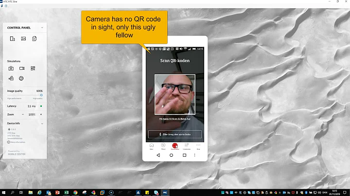 How to simulate QR & Barcode Scans with Micro Focus Mobile Center