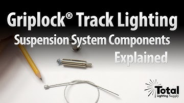 Track Lighting Cable Gripping Suspension System Components Explained by Total Track Lighting