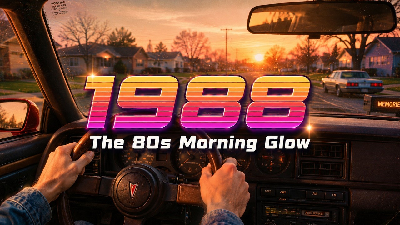 BACK TO 1988 — The 80s Morning Glow 🌅 Retro Synthwave • Chillwave • Warm Memory Mix