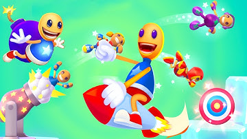 Rocket Buddy Funny Moments Part 4 Level 121-150 Gameplay Walkthrough + Secret hints