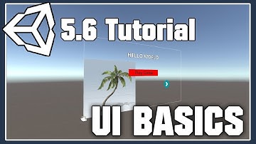 Unity 5.6 Tutorial | UI Basics