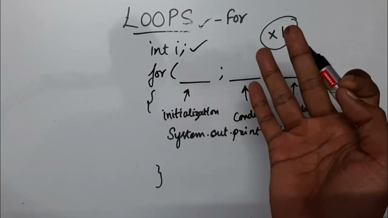 Loops Explained | For Loop | Java - YouTube