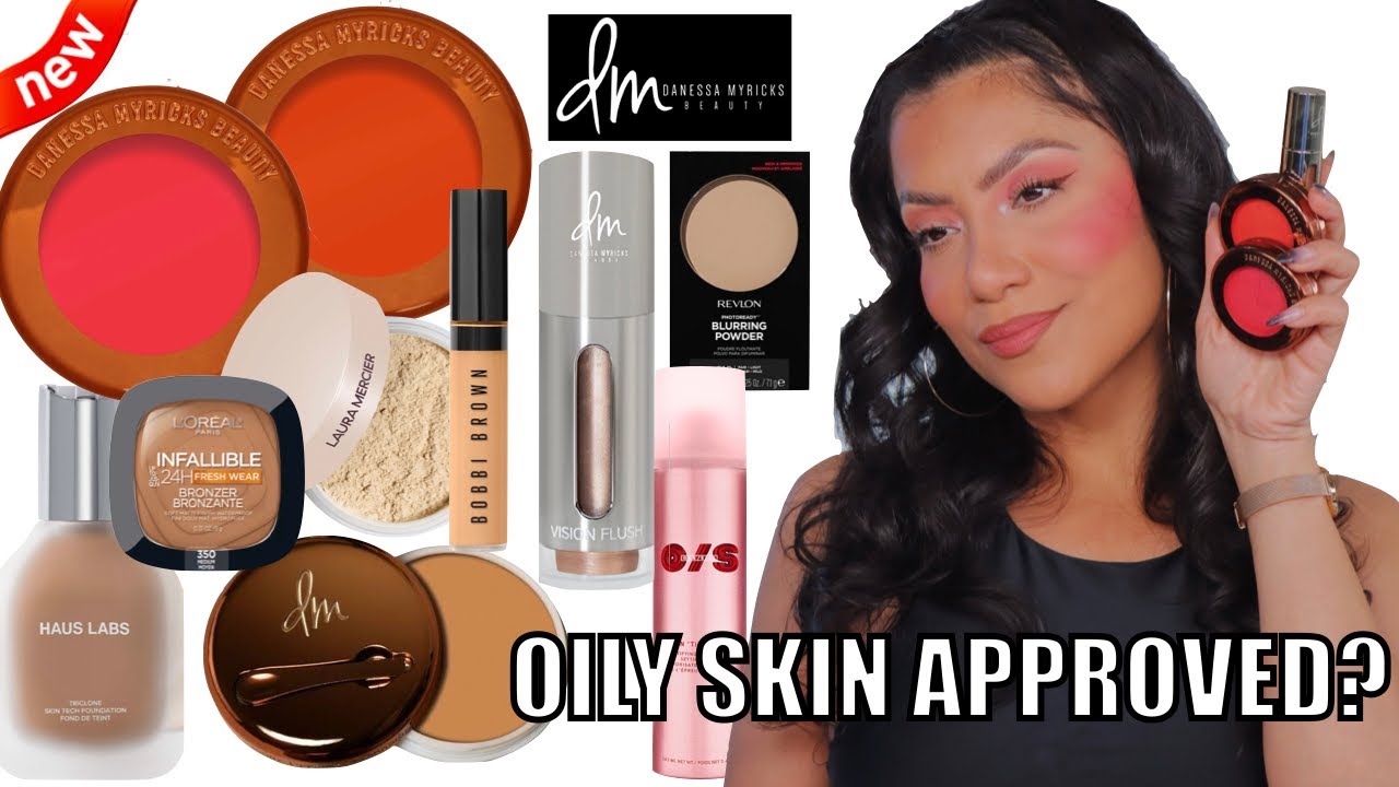 *new* DANESSA MYRICKS POWDER BLUSH & VISION FLUSH GLOW REVIEW & WEAR TEST*oily skin*| MagdalineJanet