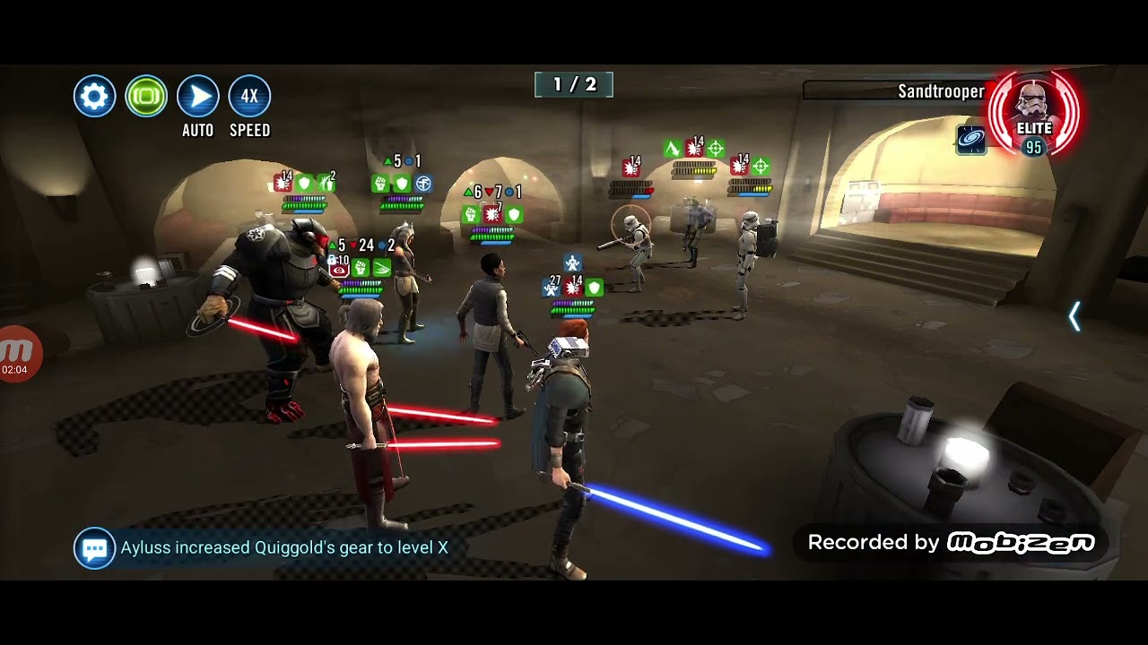 SWGOH Full Clear Guide Tatooine - Cere w/ Unaligned Force Users