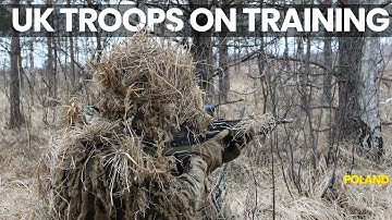 UK Deployed to Poland NATO Enhanced Forward Presence Battlegroup